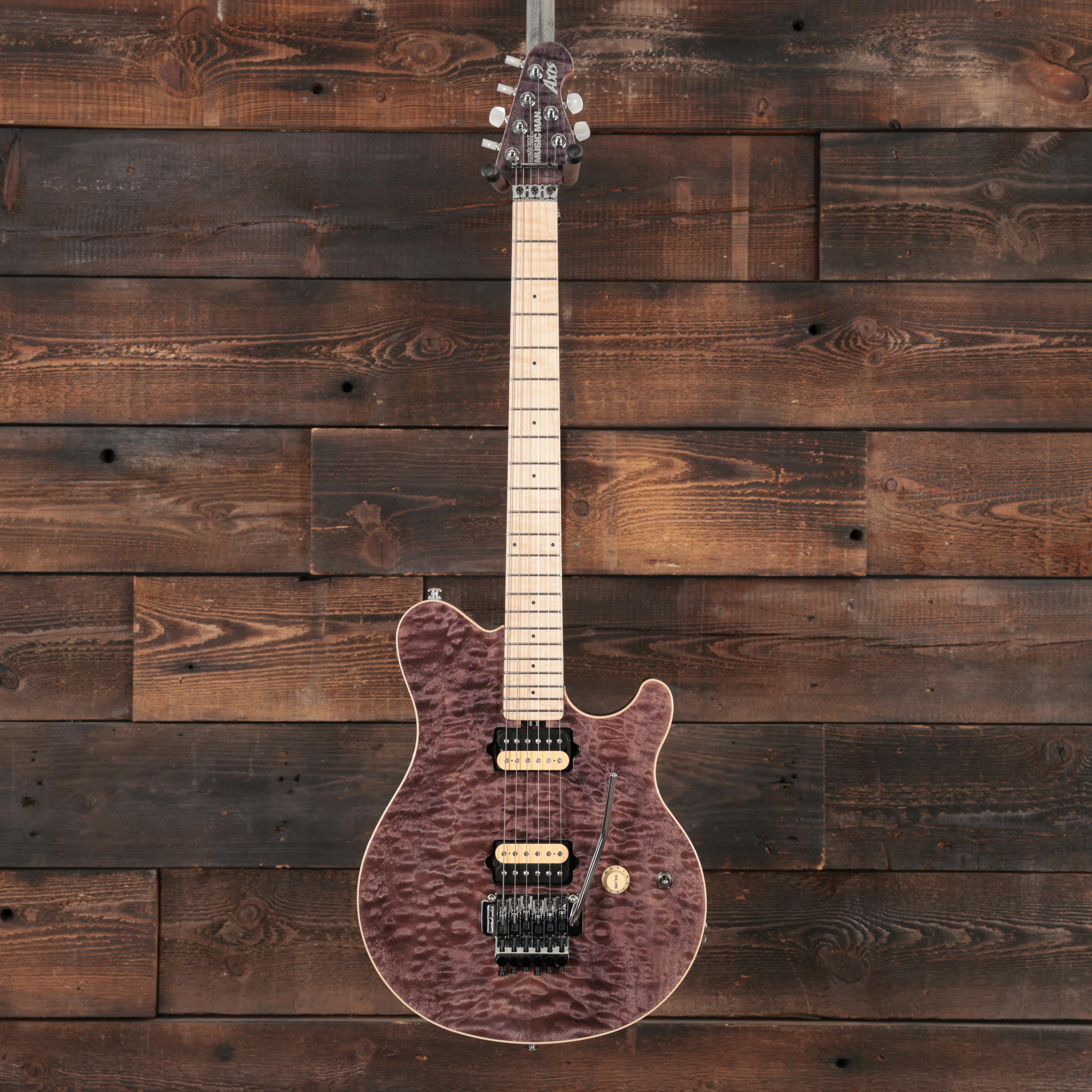 Music Man 30th Anniversary Axis in Translucent Black Quilt